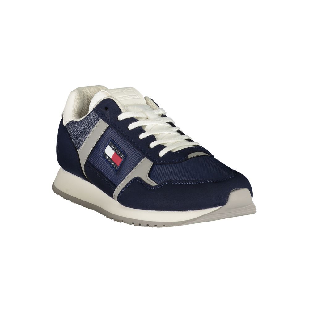 Tommy Hilfiger Blauwe Polyester Heren Sneaker