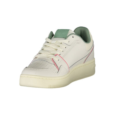 Tommy Hilfiger Witte Leren Dames Sneaker