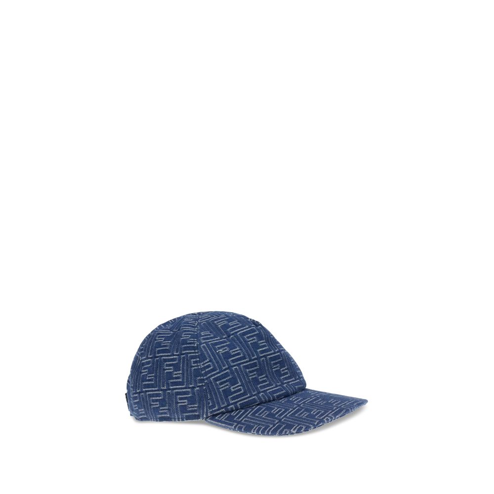 Fendi Denim borduursel honkbalpet