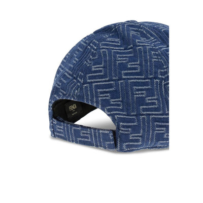Fendi Denim borduursel honkbalpet