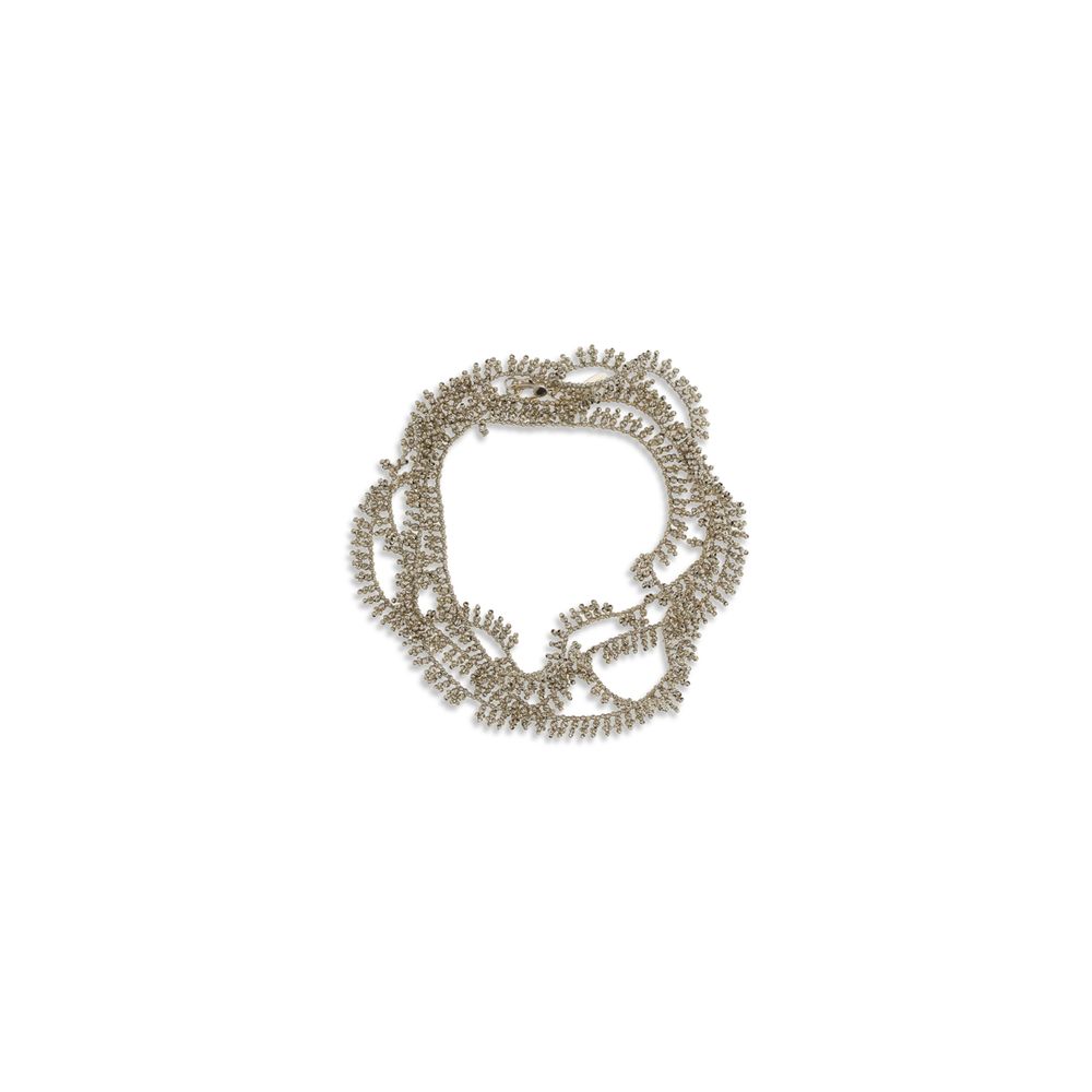 Brunello Cucinelli Zilveren Geknoopte Armband