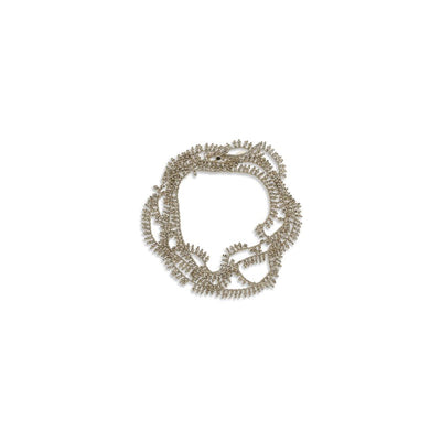 Brunello Cucinelli Zilveren Geknoopte Armband
