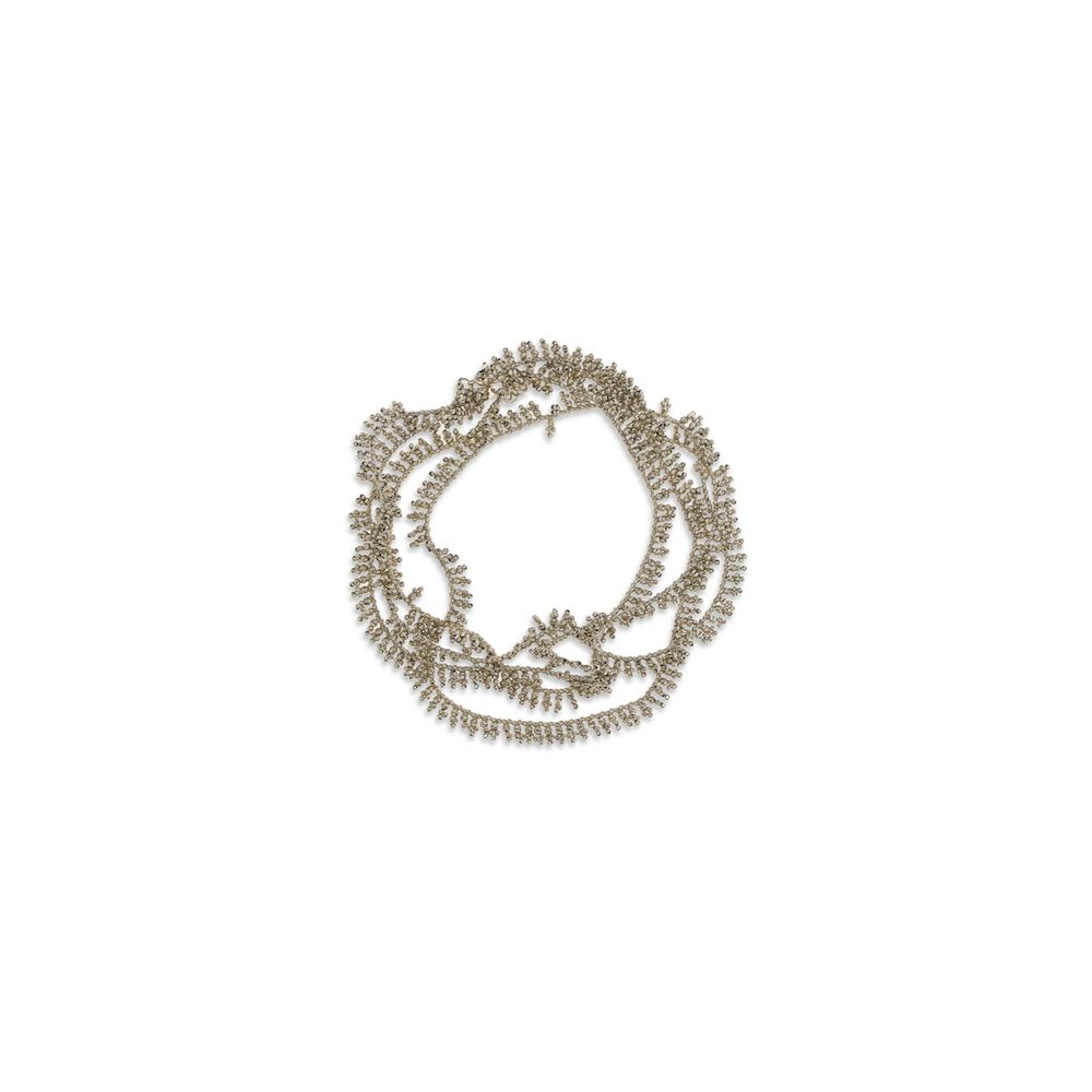 Brunello Cucinelli Zilveren Geknoopte Armband