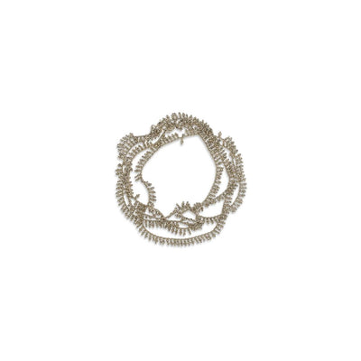 Brunello Cucinelli Zilveren Geknoopte Armband