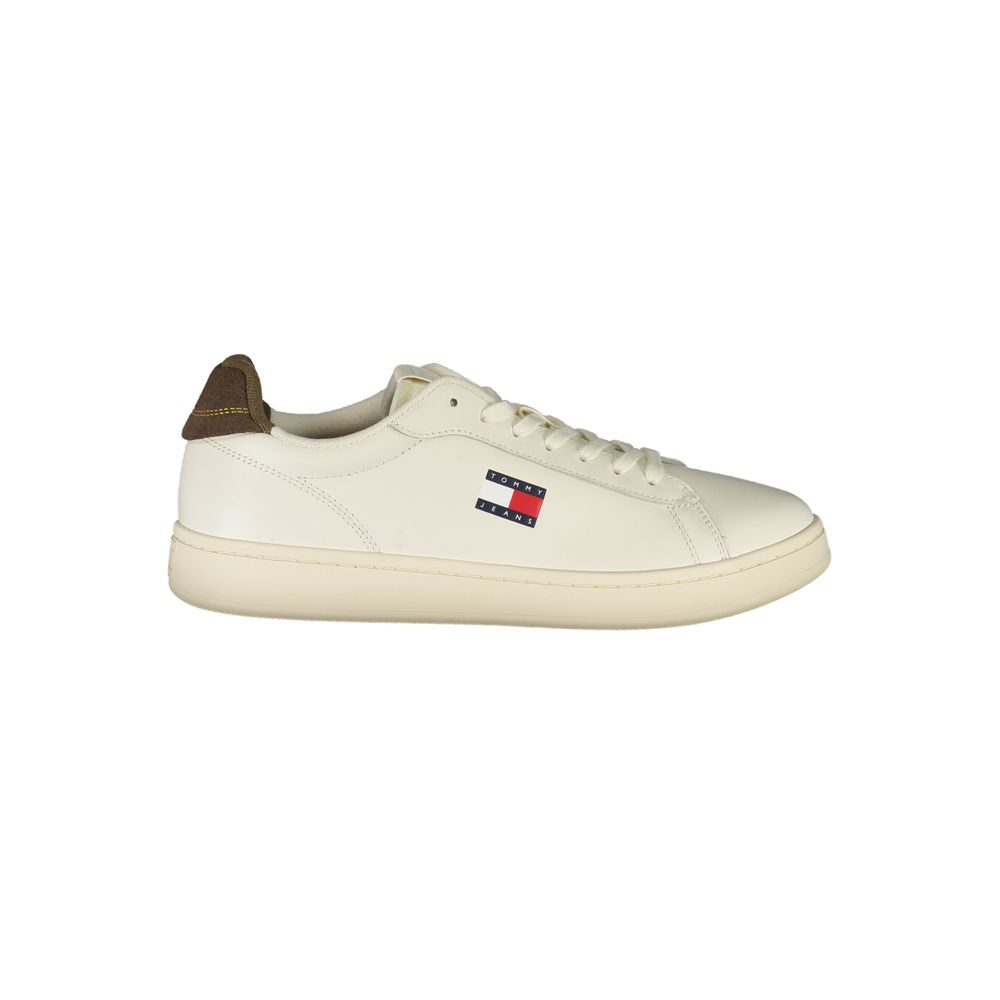 Tommy Hilfiger witte leren herensneaker