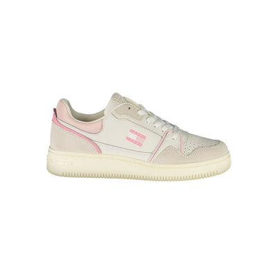 Tommy Hilfiger Witte Leren Dames Sneaker