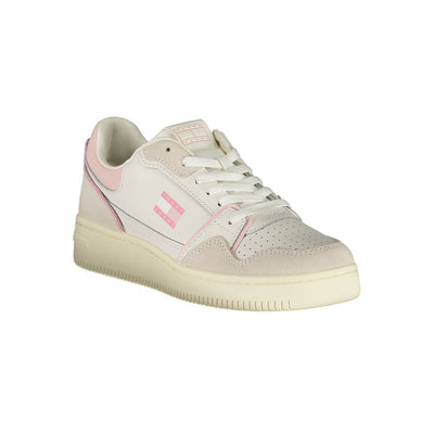 Tommy Hilfiger Witte Leren Dames Sneaker