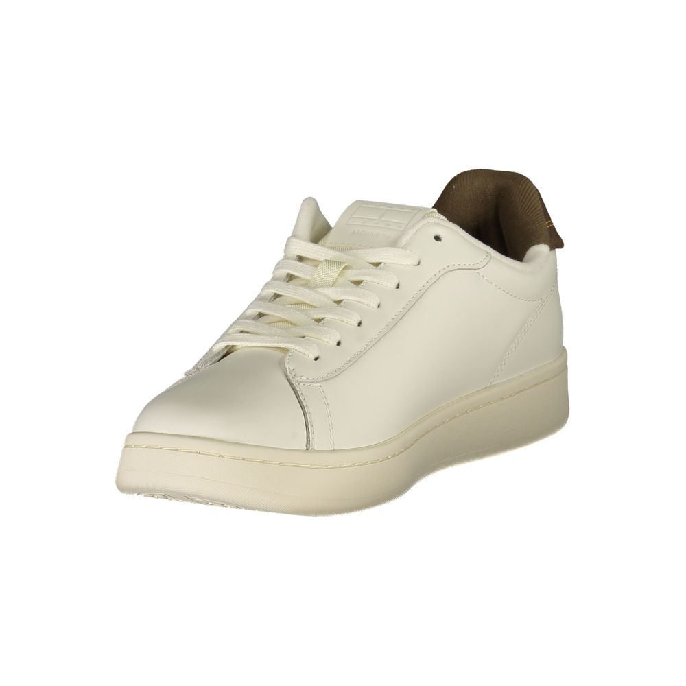 Tommy Hilfiger witte leren herensneaker