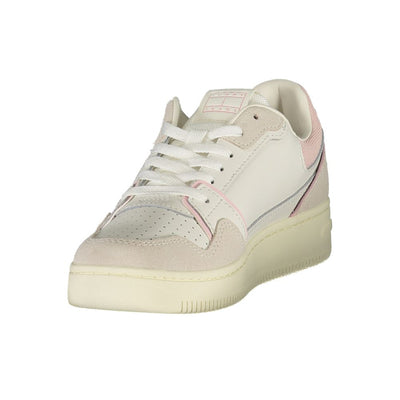 Tommy Hilfiger Witte Leren Dames Sneaker