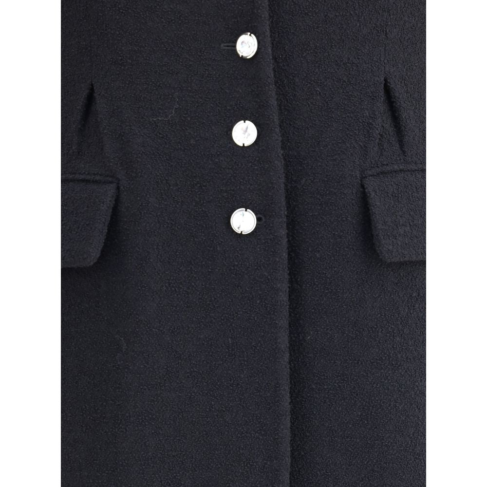Manteau long en tweed Alessandra Rich