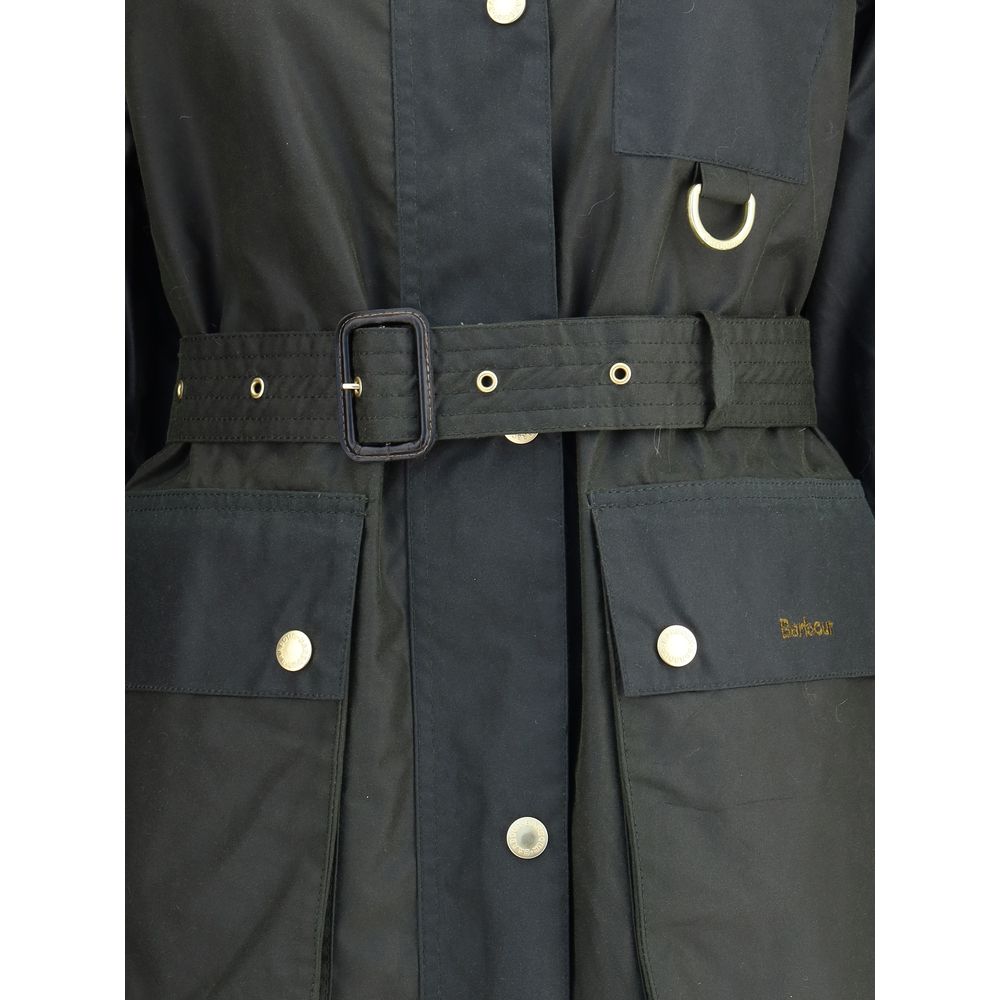 Barbour Milda gewaxte trenchcoat