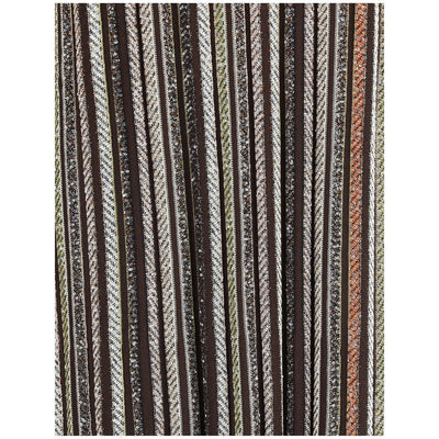 Missoni Gestreepte lange jurk met pailletten