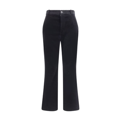 Pantalon en velours Saint Laurent