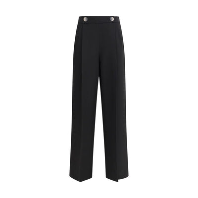 Pantalon à une pince en crêpe de soie cady Giorgio Armani
