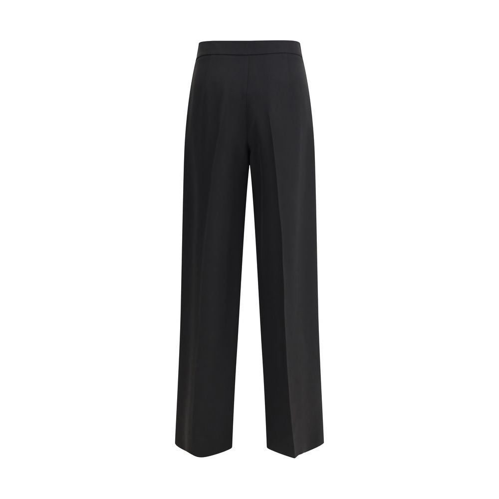 Pantalon à une pince en crêpe de soie cady Giorgio Armani