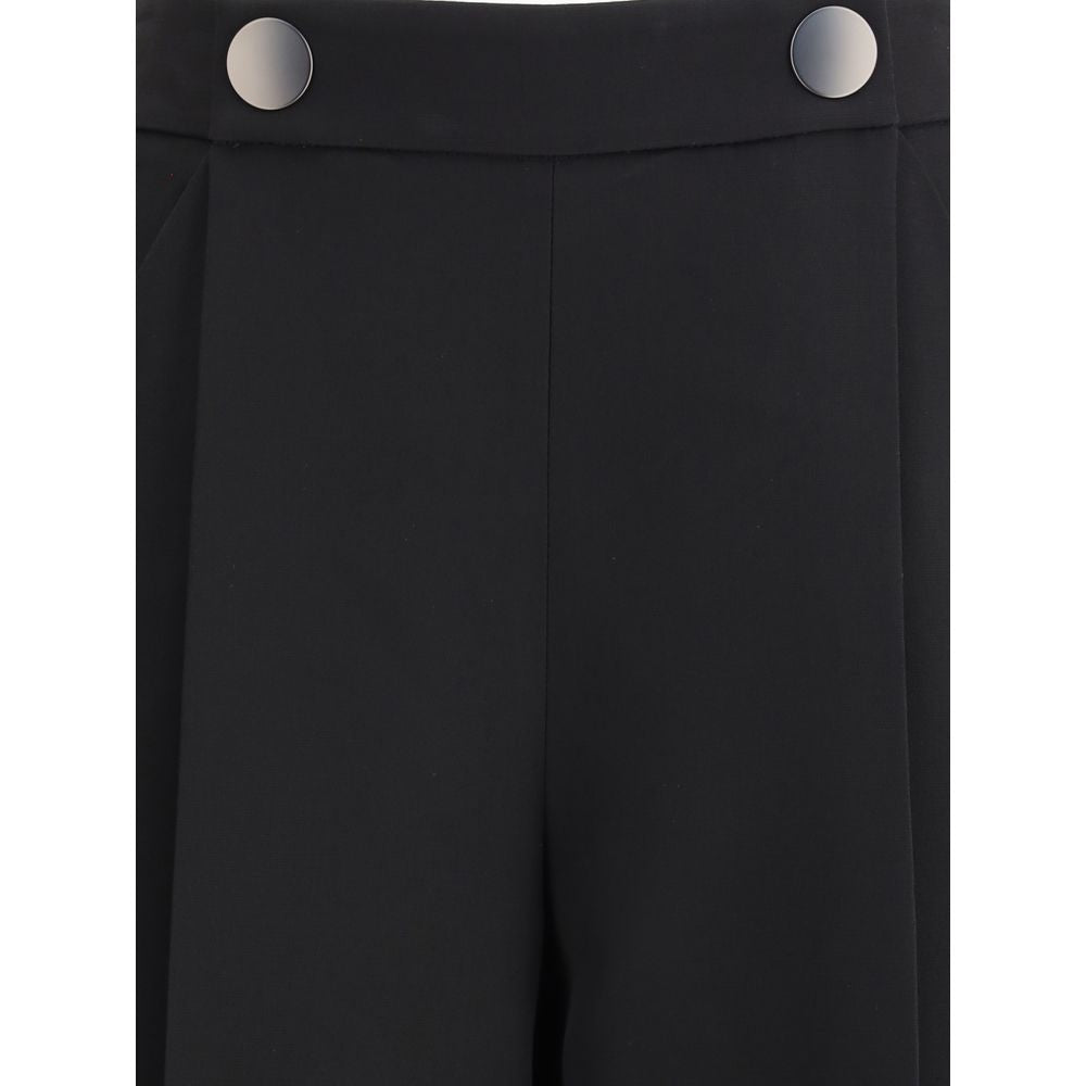 Pantalon à une pince en crêpe de soie cady Giorgio Armani