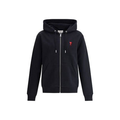 Sweat à capuche avec logo Ami Paris
