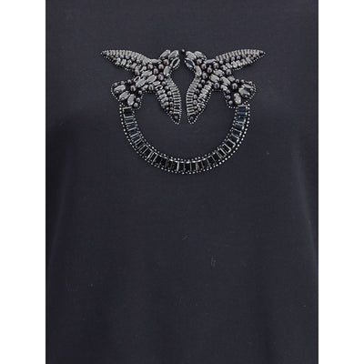 Sweat-shirt à logo brodé PINKO