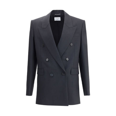Blazer croisé en laine Saint Laurent