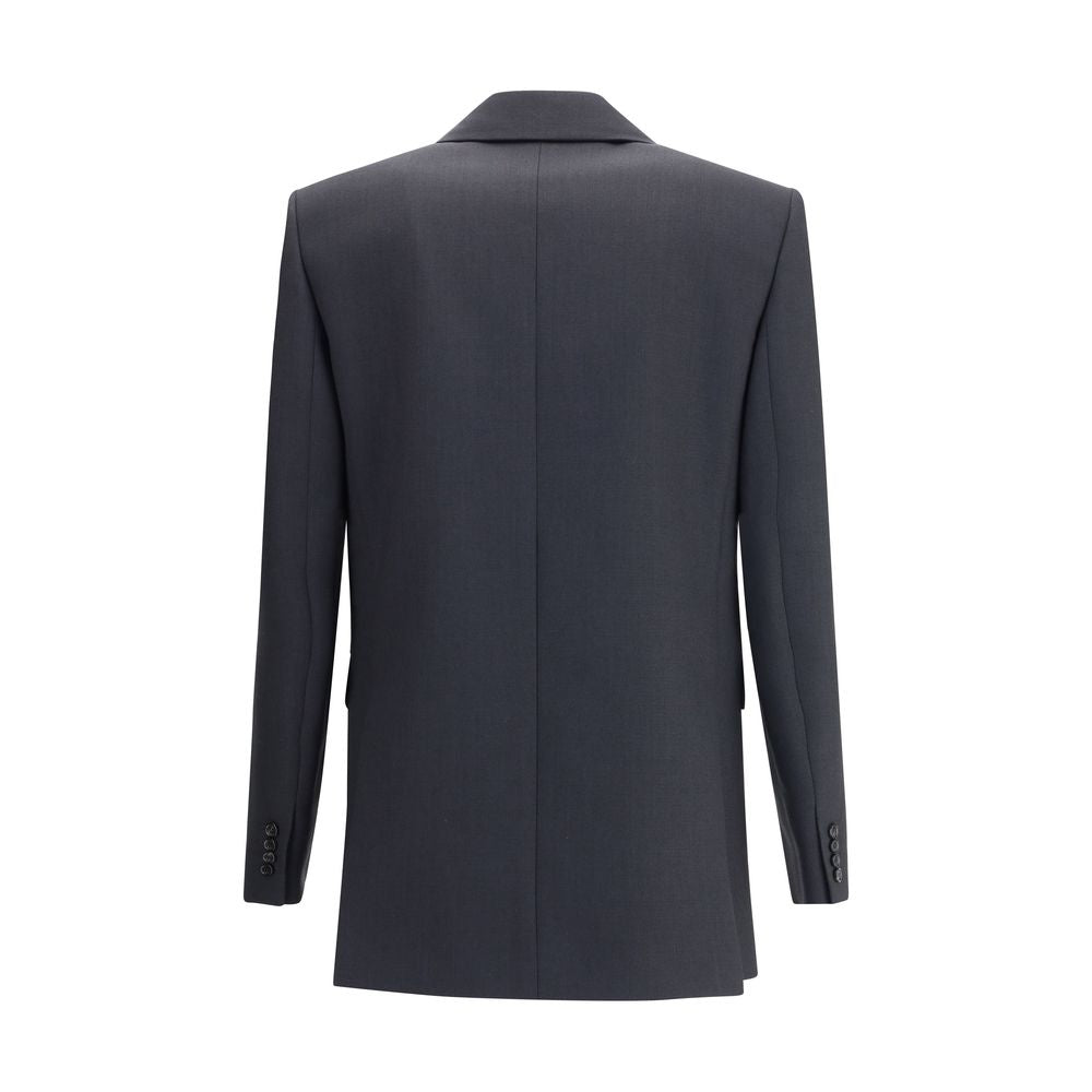 Blazer croisé en laine Saint Laurent