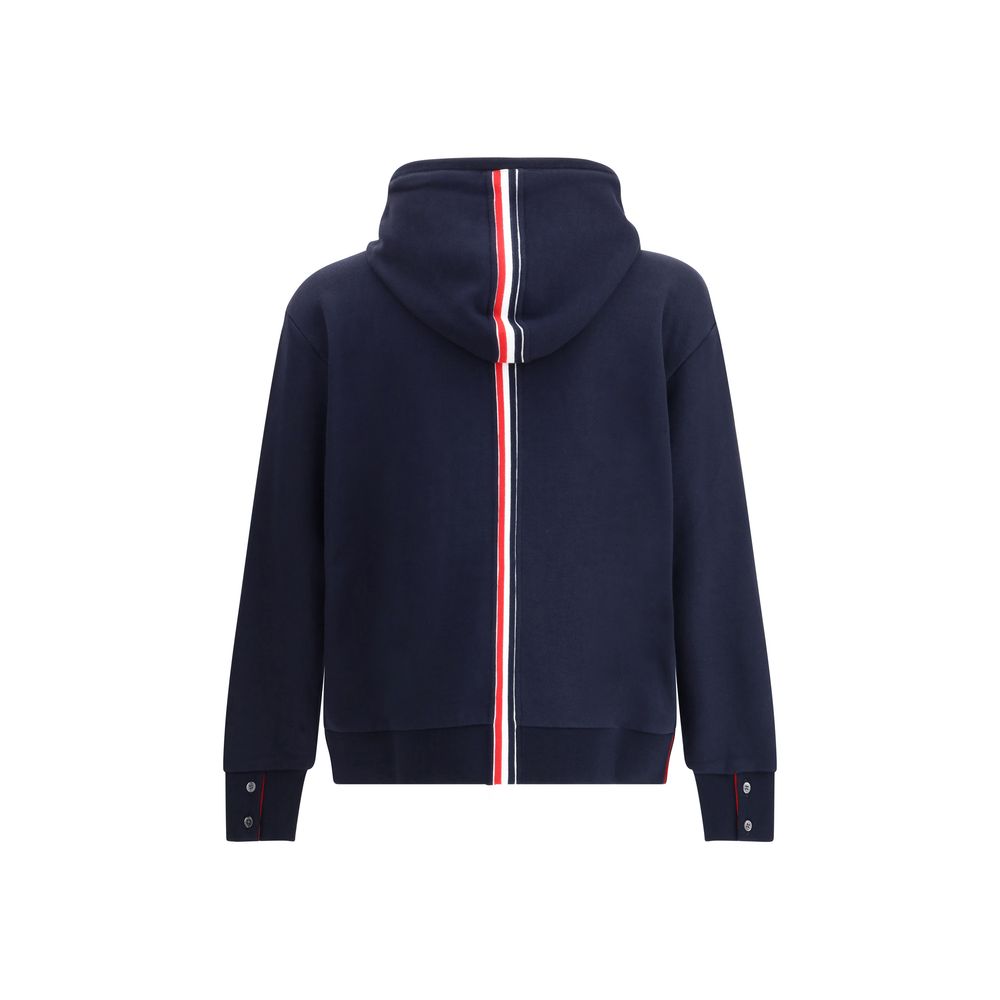 Pull à capuche zippé Thom Browne