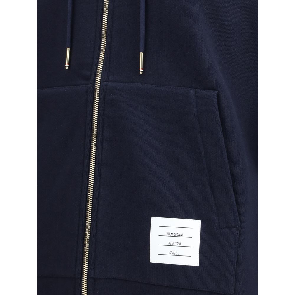 Pull à capuche zippé Thom Browne
