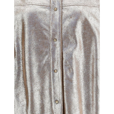 Chemise en cuir oversize Brunello Cucinelli