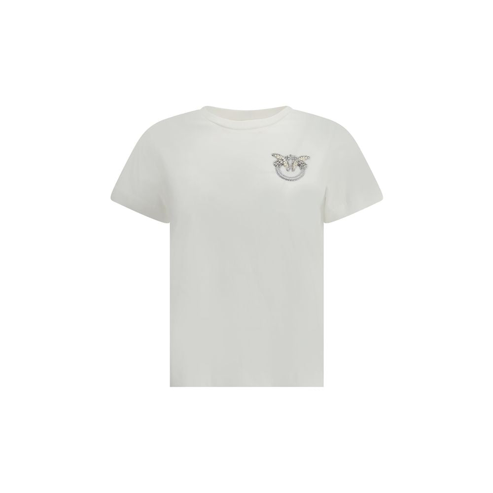 T-shirt avec logo brodé PINKO
