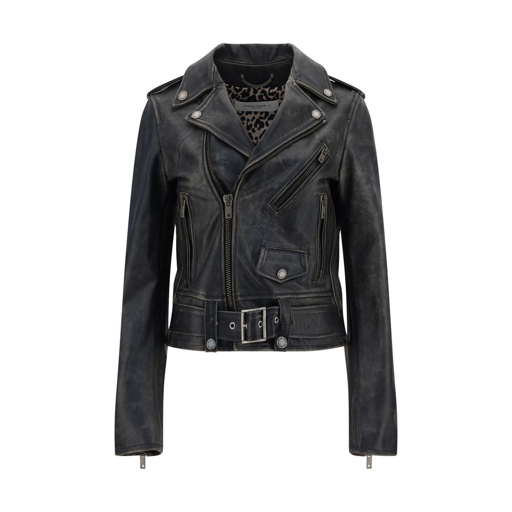 Veste en cuir Golden Goose