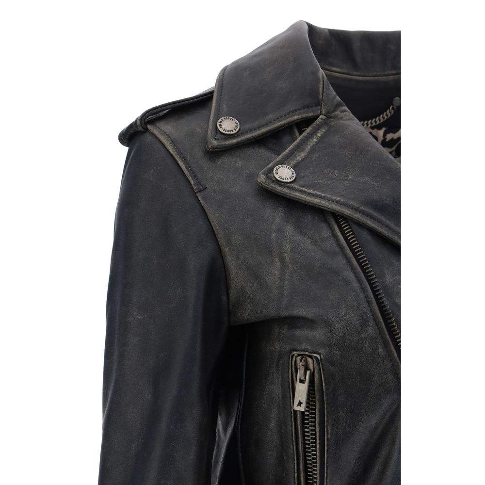 Veste en cuir Golden Goose