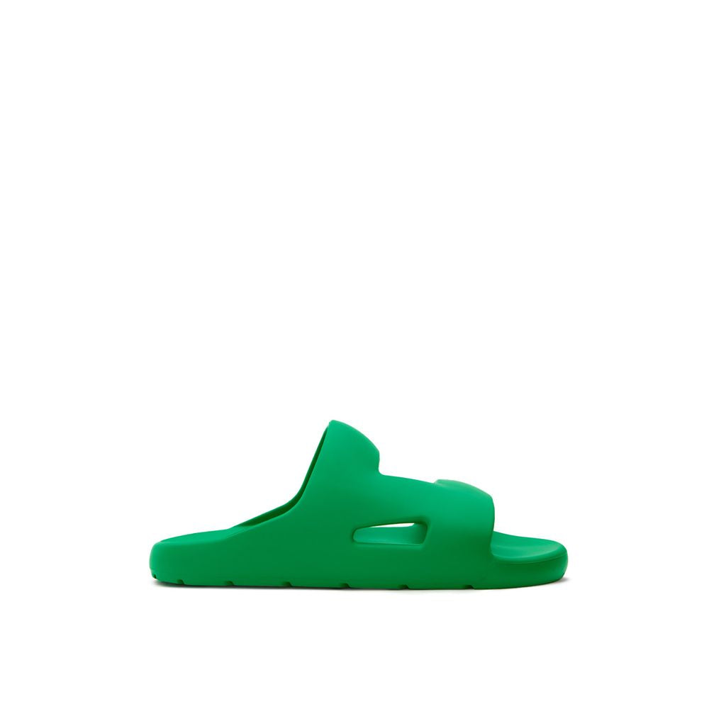 Bottega Veneta Groene Katoenen Pantoffel