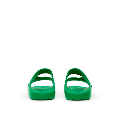 Bottega Veneta Groene Katoenen Pantoffel