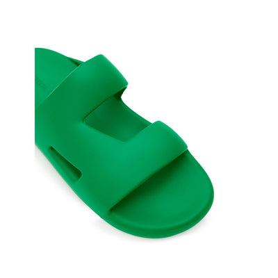 Bottega Veneta Groene Katoenen Pantoffel