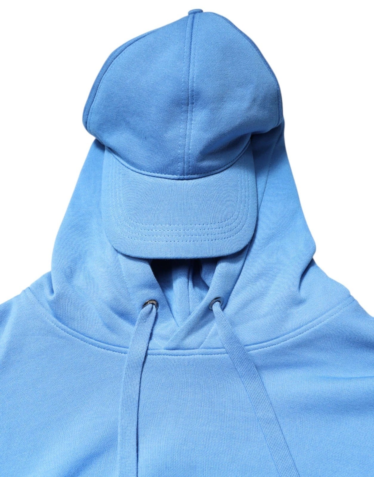 Gilet à capuche en coton bleu Dolce &amp; Gabbana pour homme, taille unique