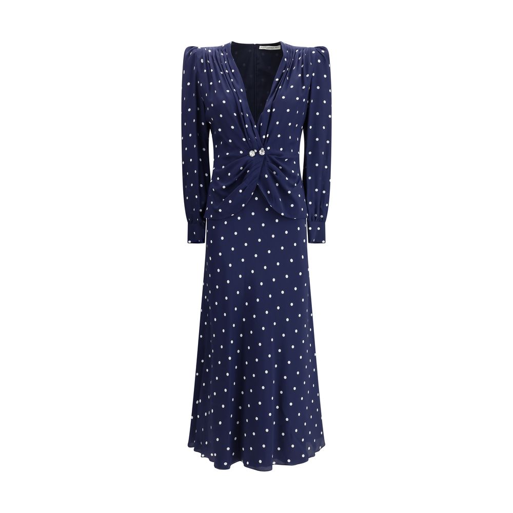 Alessandra Rich Polka dot-jurk