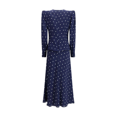 Alessandra Rich Polka dot-jurk