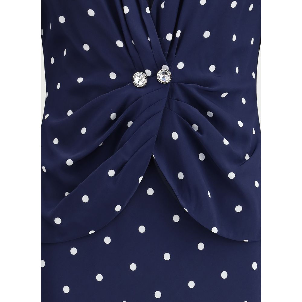 Alessandra Rich Polka dot-jurk