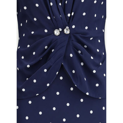 Alessandra Rich Polka dot-jurk