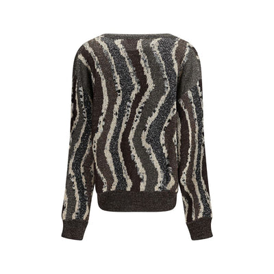 Cardigan boxy à motif vague Missoni