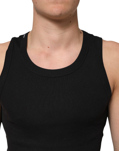 T-shirt sans manches Dolce &amp; Gabbana pour homme, débardeur noir