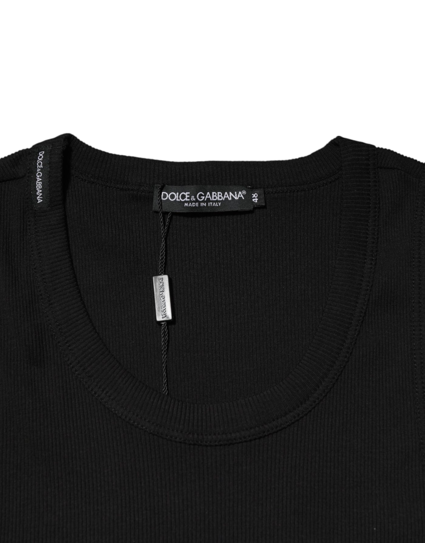 T-shirt sans manches Dolce &amp; Gabbana pour homme, débardeur noir