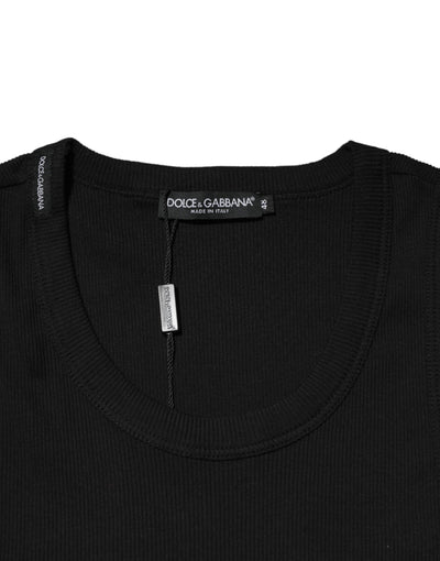 T-shirt sans manches Dolce &amp; Gabbana pour homme, débardeur noir