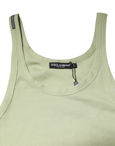 T-shirt sans manches vert clair Dolce &amp; Gabbana pour homme
