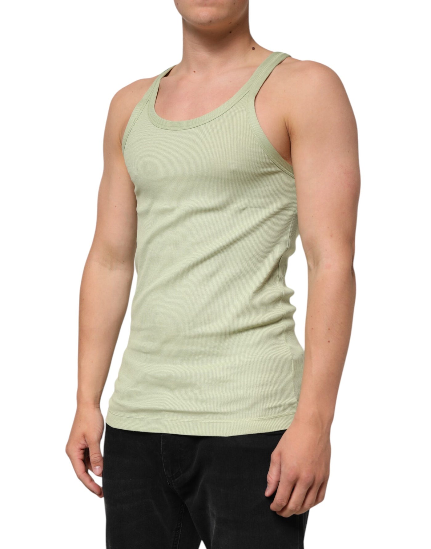 T-shirt sans manches vert clair Dolce &amp; Gabbana pour homme