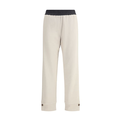 Pantalon en peluche lisse Brunello Cucinelli
