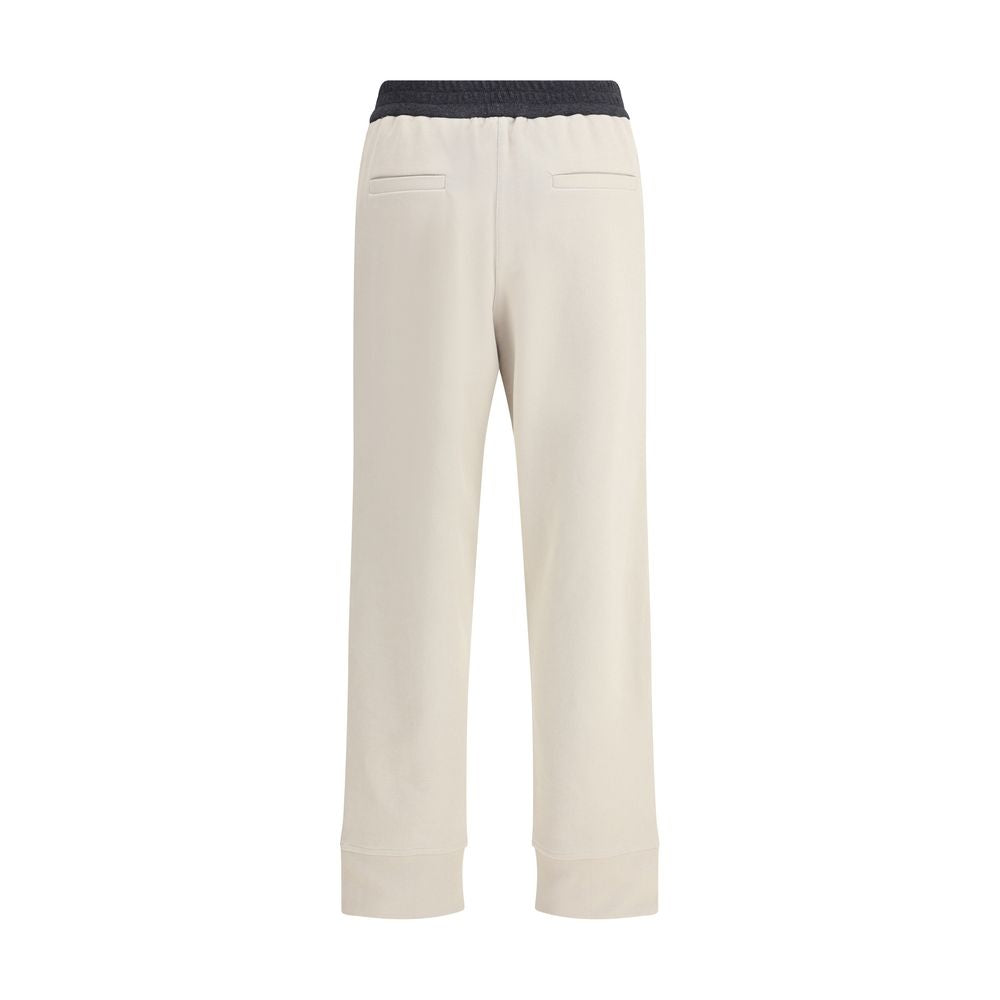 Pantalon en peluche lisse Brunello Cucinelli