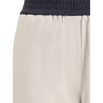 Pantalon en peluche lisse Brunello Cucinelli