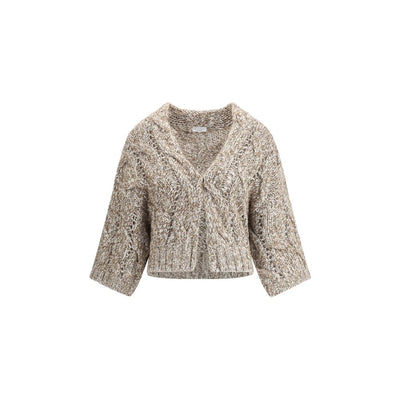 Brunello Cucinelli Oogverblindend Chiné-wollen vest