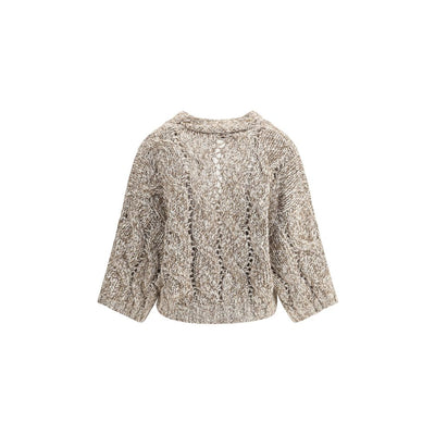 Brunello Cucinelli Oogverblindend Chiné-wollen vest