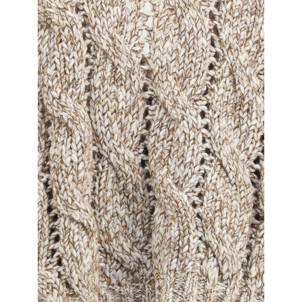 Brunello Cucinelli Oogverblindend Chiné-wollen vest